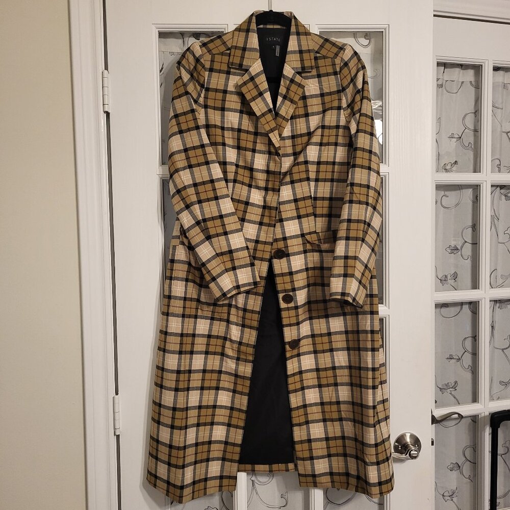 1. State Mid Length Trench Coat-Women's size small